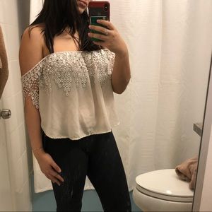 Off the shoulder blouse